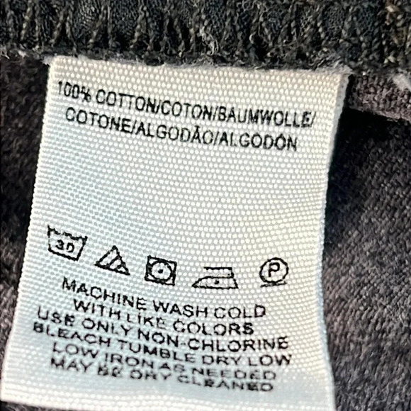 Free People Cut Off Frayed Cuffed Hem Mid Rise Denim Shorts Grommet Waist Sz 26 - Picture 11 of 12